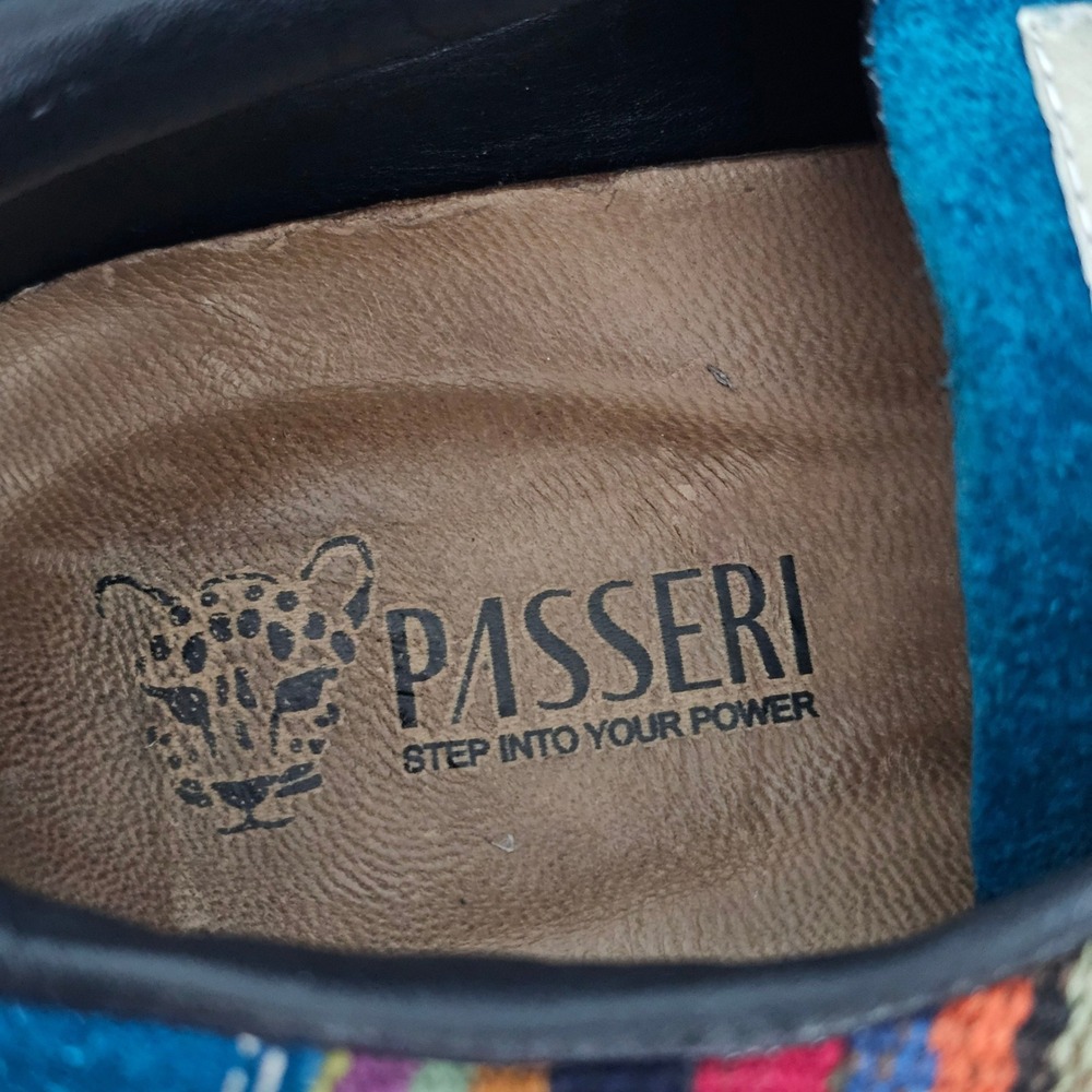 Passeri Handmade Peru Baby Alpaca Sneakers EU 39 Womens‎ 8.5 Woven Boho Fesitval - Picture 8 of 9